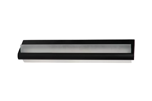 Lucide WANDA - Wandlamp Badkamer - LED - 1x15W 3000K - IP44 - Zwart - uitgezet